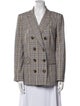 Veronica Beard Plaid Print Blazer