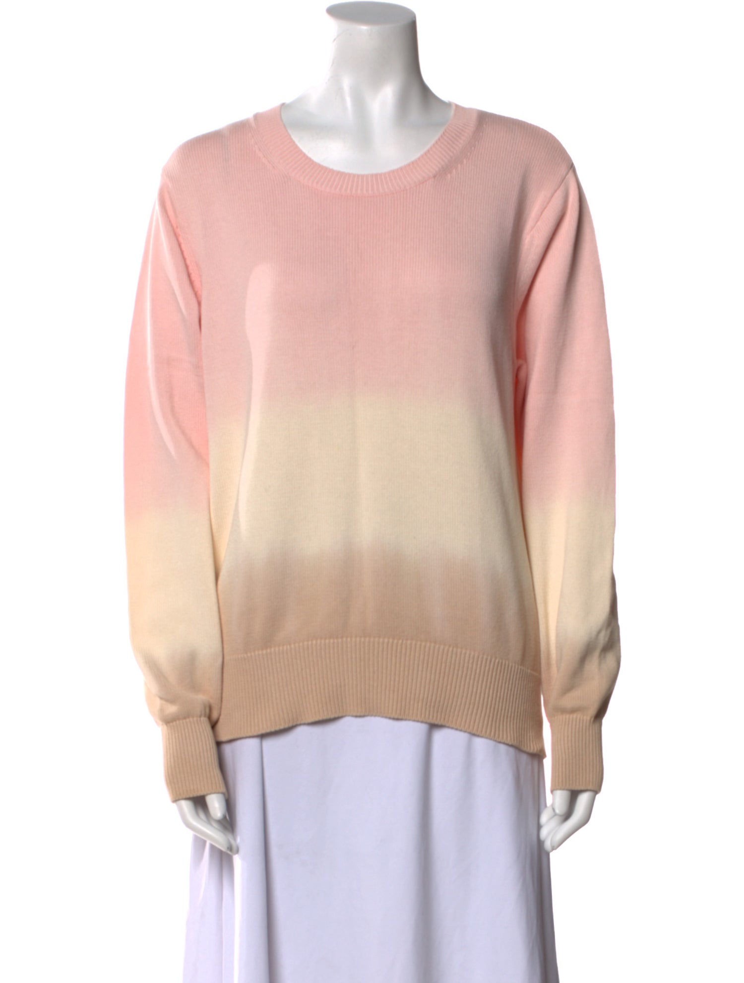 Veronica Beard Tie-Dye Print Crew Neck Sweater