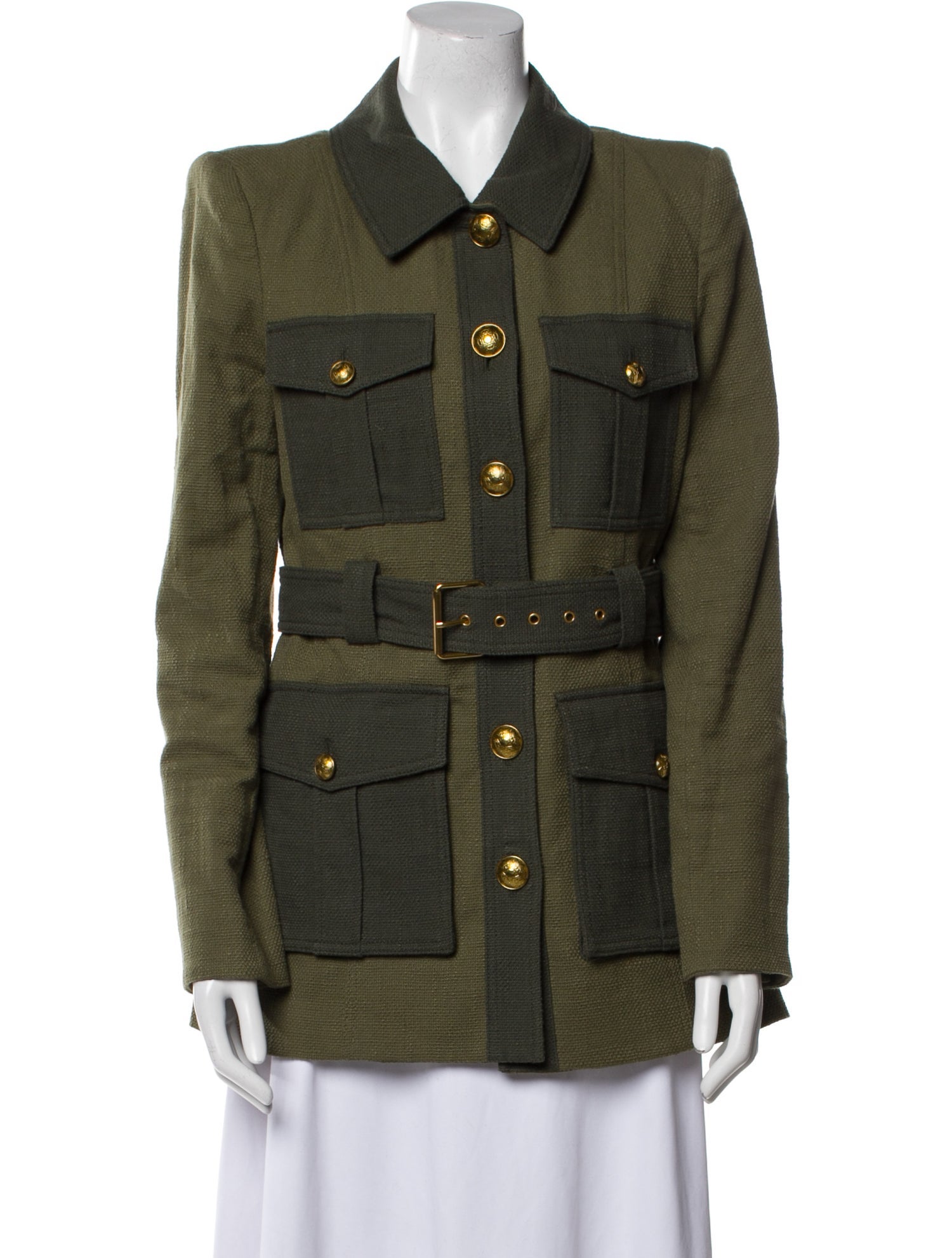 Veronica Beard Plaid Print Utility Jacket