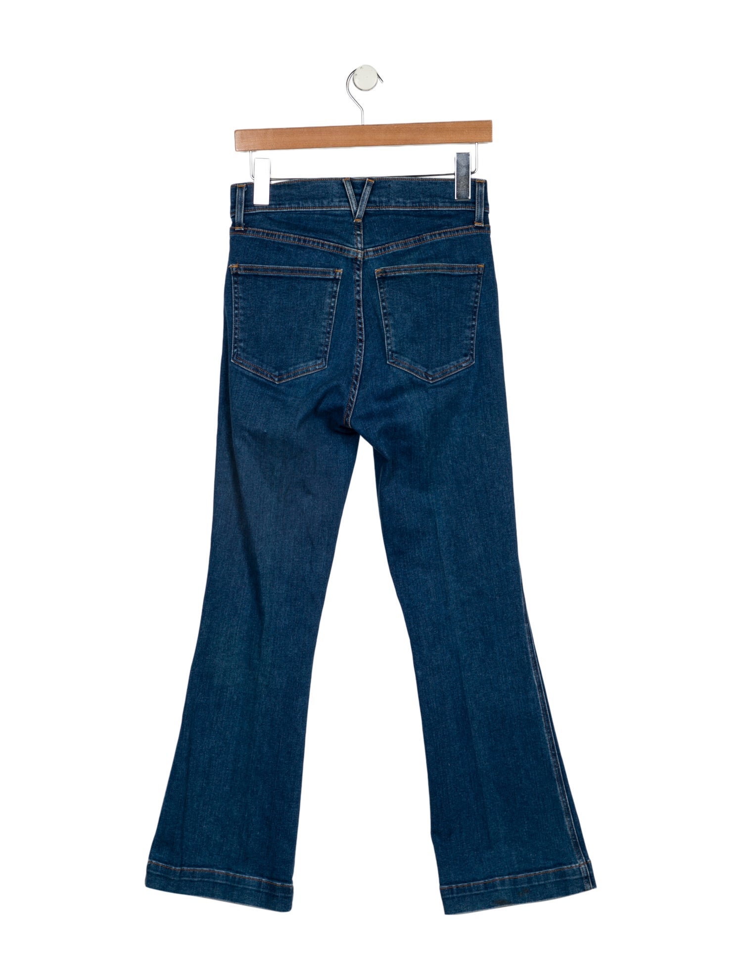 Veronica Beard High-Rise Wide Leg Jeans