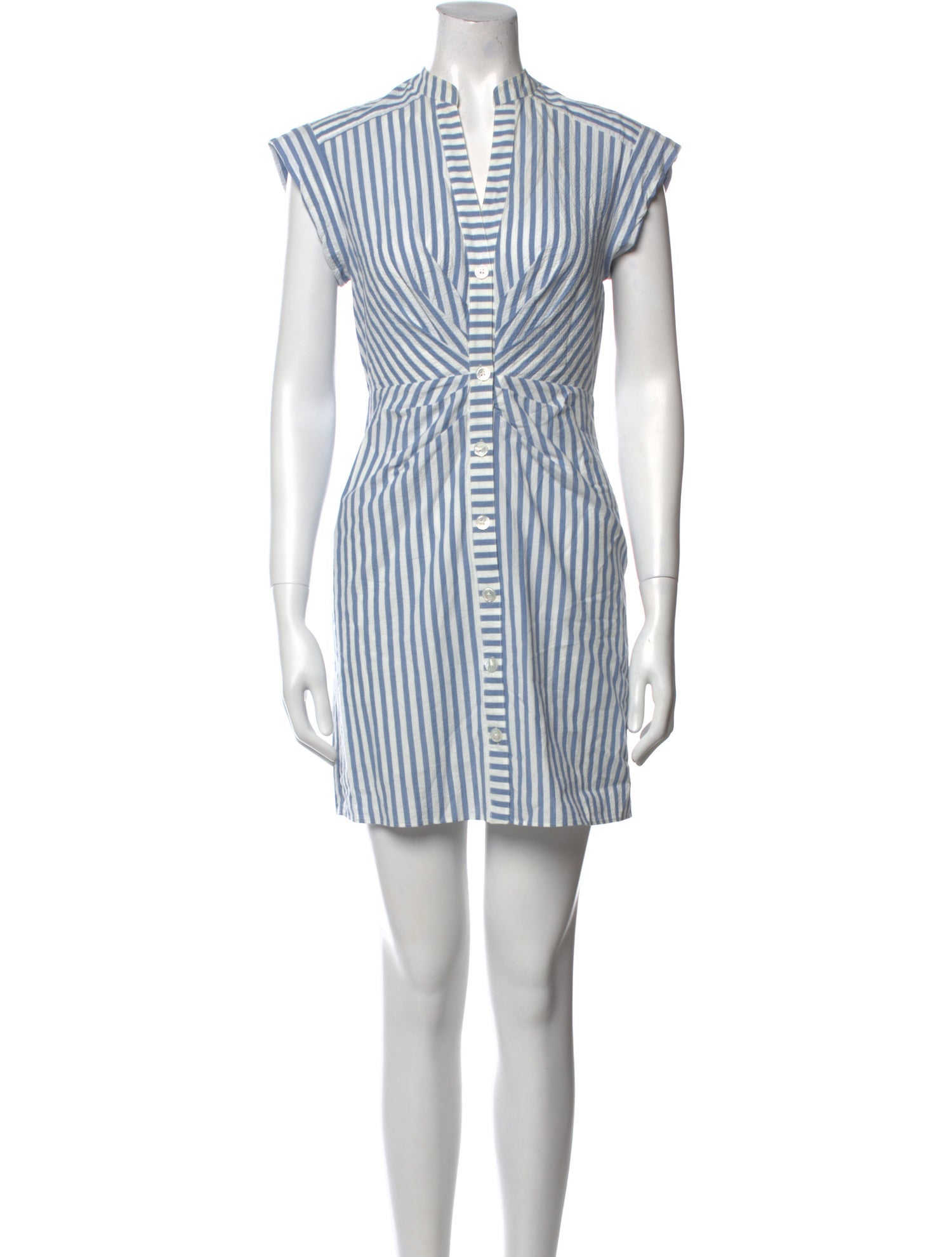 Veronica Beard Striped Mini Dress