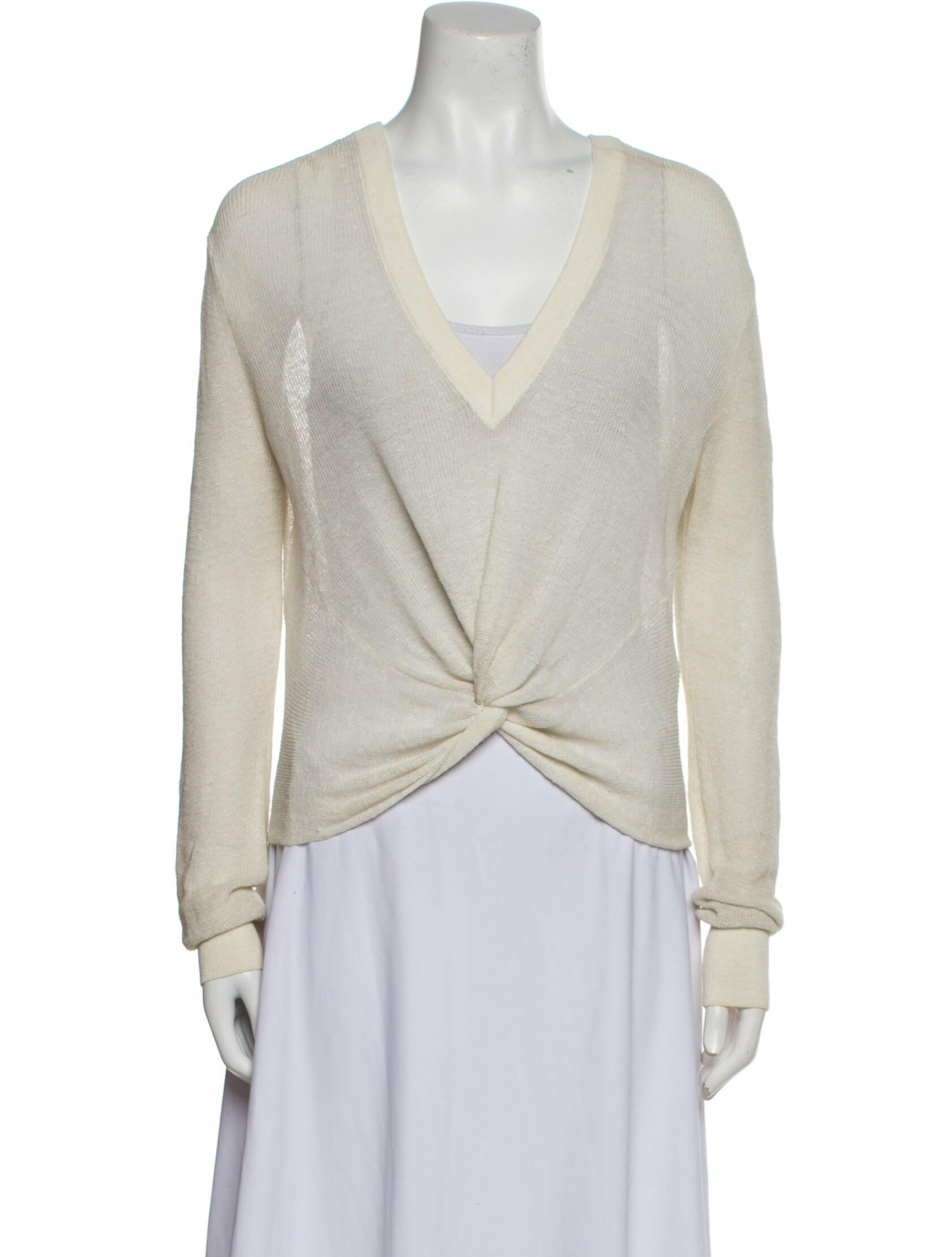 Veronica Beard Soren Linen Sweater