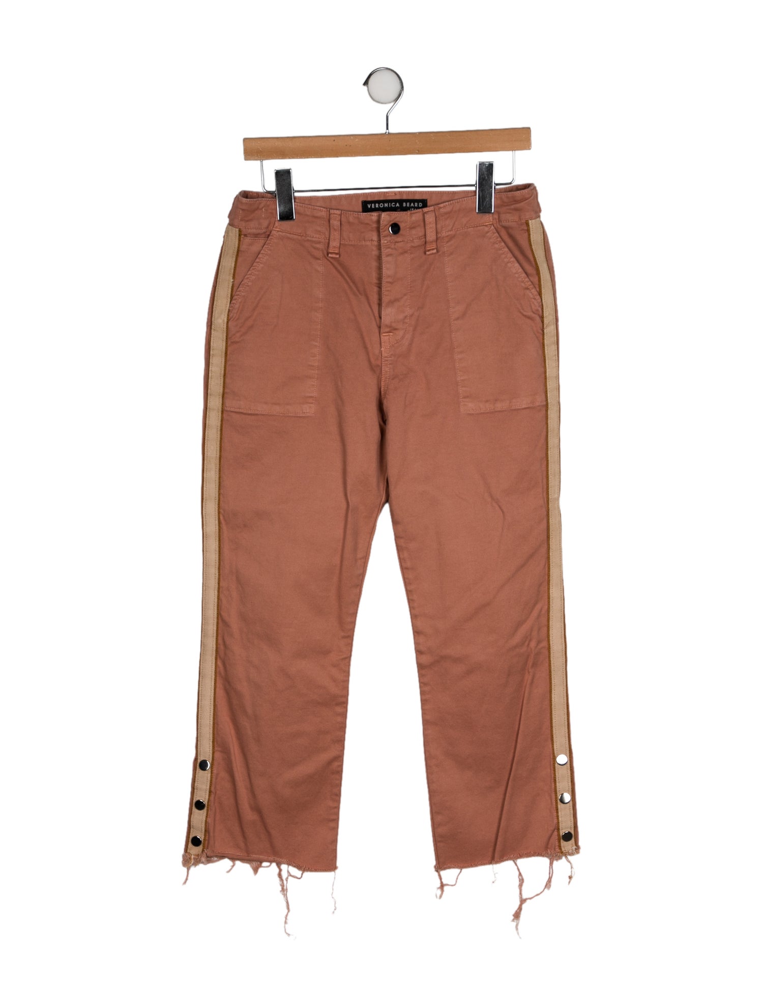 Veronica Beard High-Rise Straight Leg Jeans