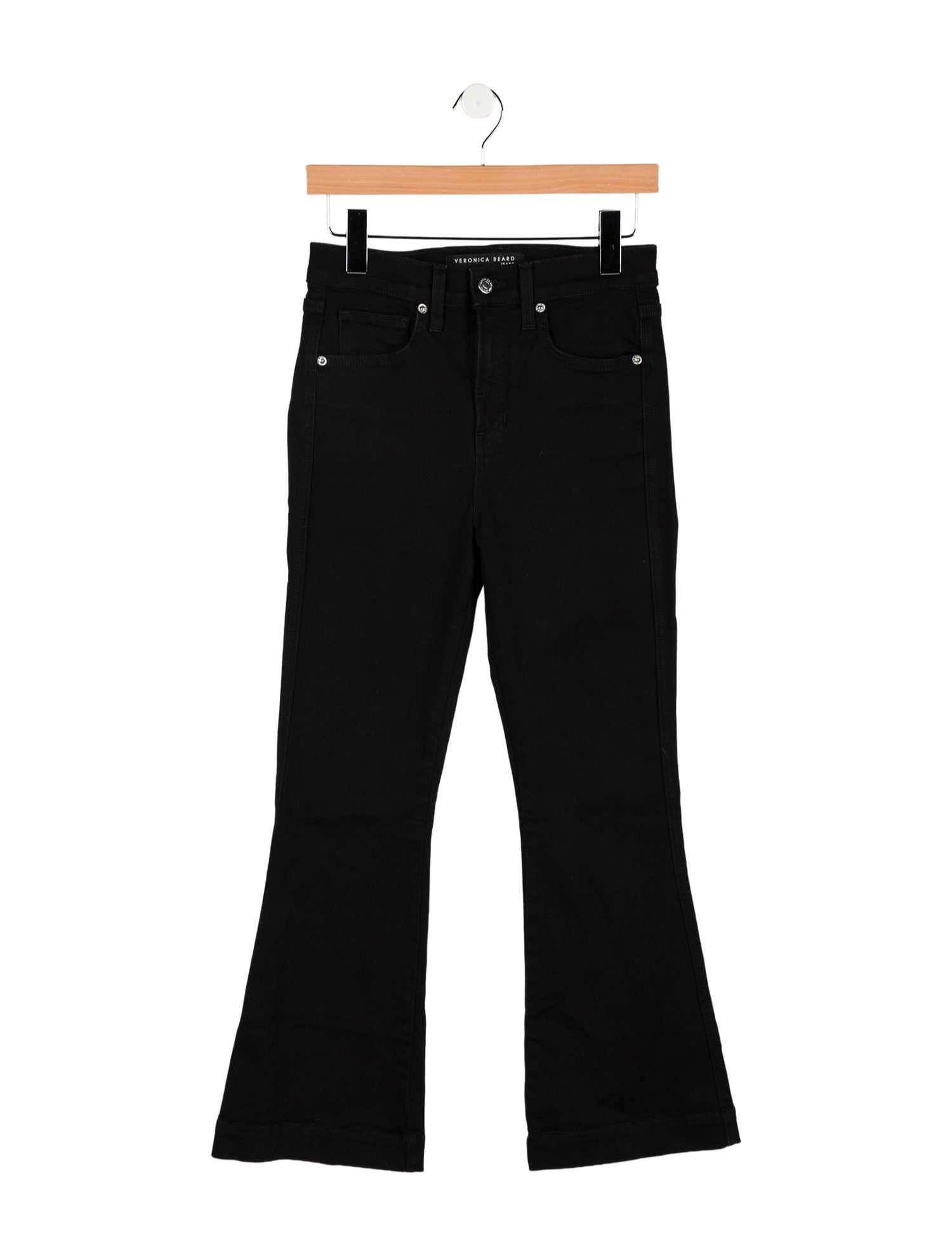 Veronica Beard High-Rise Wide Leg Jeans