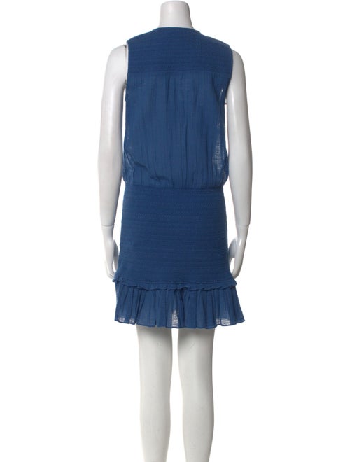 Veronica Beard V-Neck Mini Dress