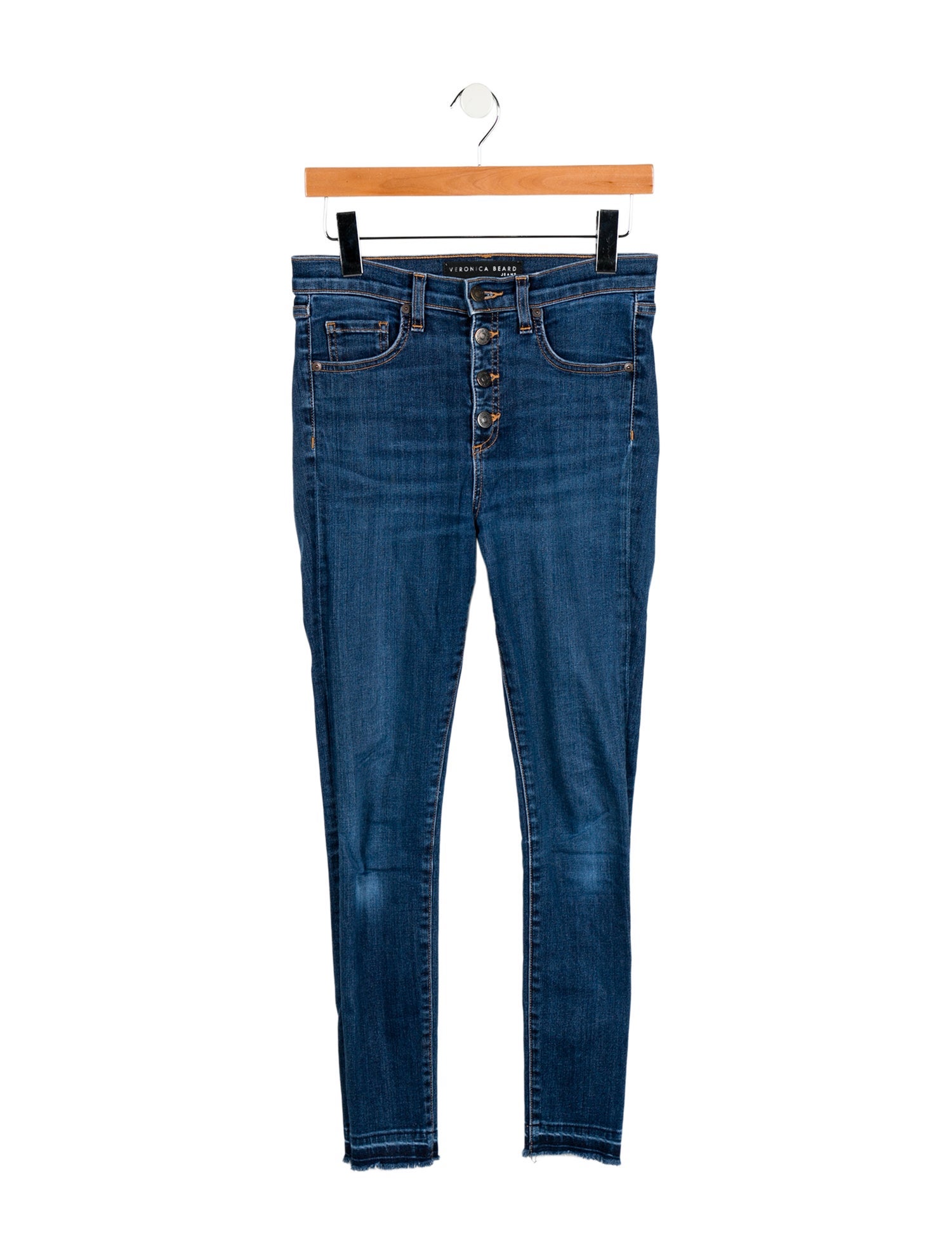 Veronica Beard Mid-Rise Skinny Leg Jeans