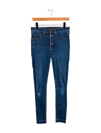 Veronica Beard Mid-Rise Skinny Leg Jeans