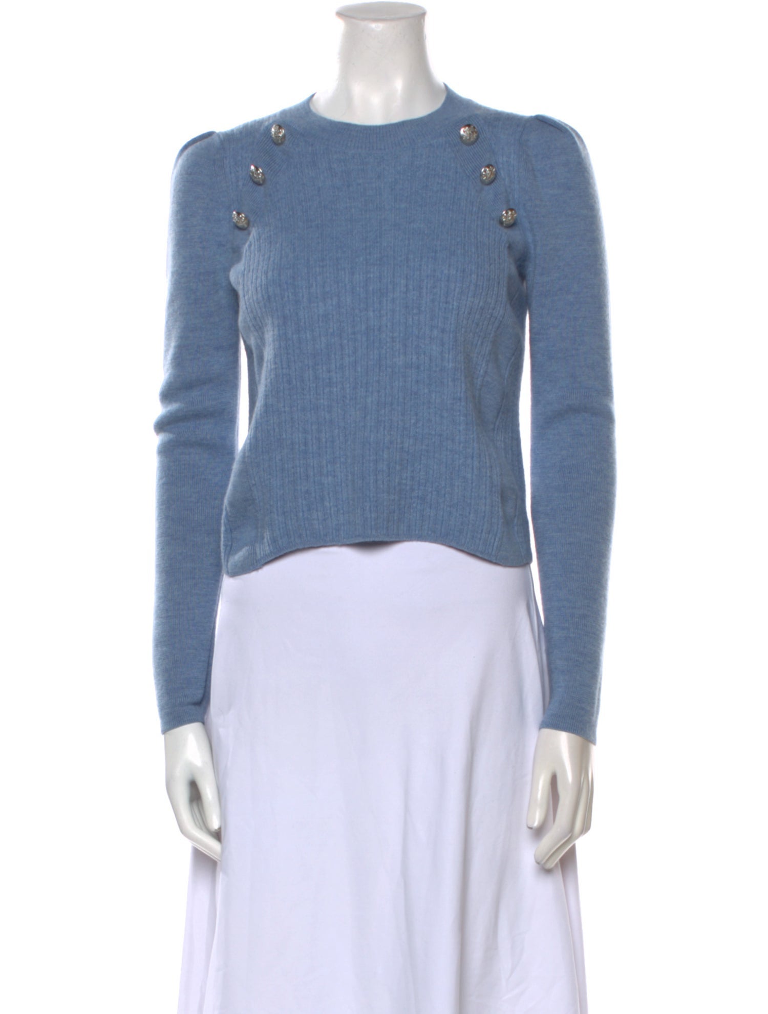 Veronica Beard Merino Wool Crew Neck Sweater