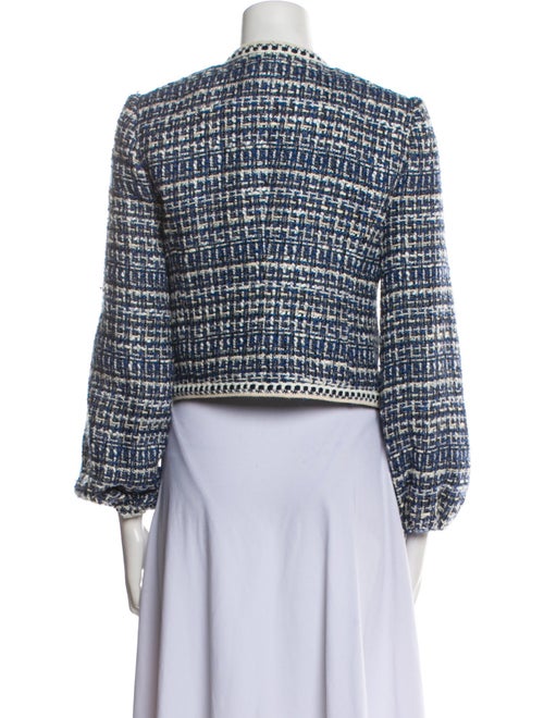 Veronica Beard Tweed Pattern Evening Jacket