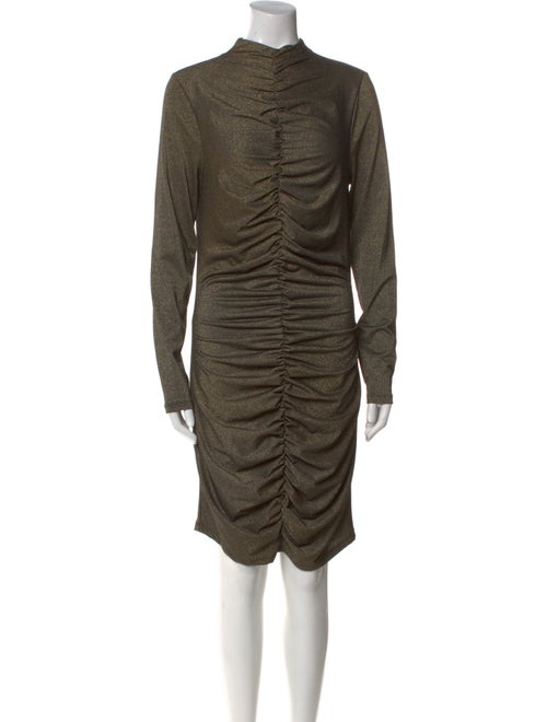 Veronica Beard Mock Neck Mini Dress