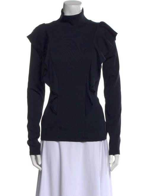 Veronica Beard Turtleneck Long Sleeve Sweatshirt