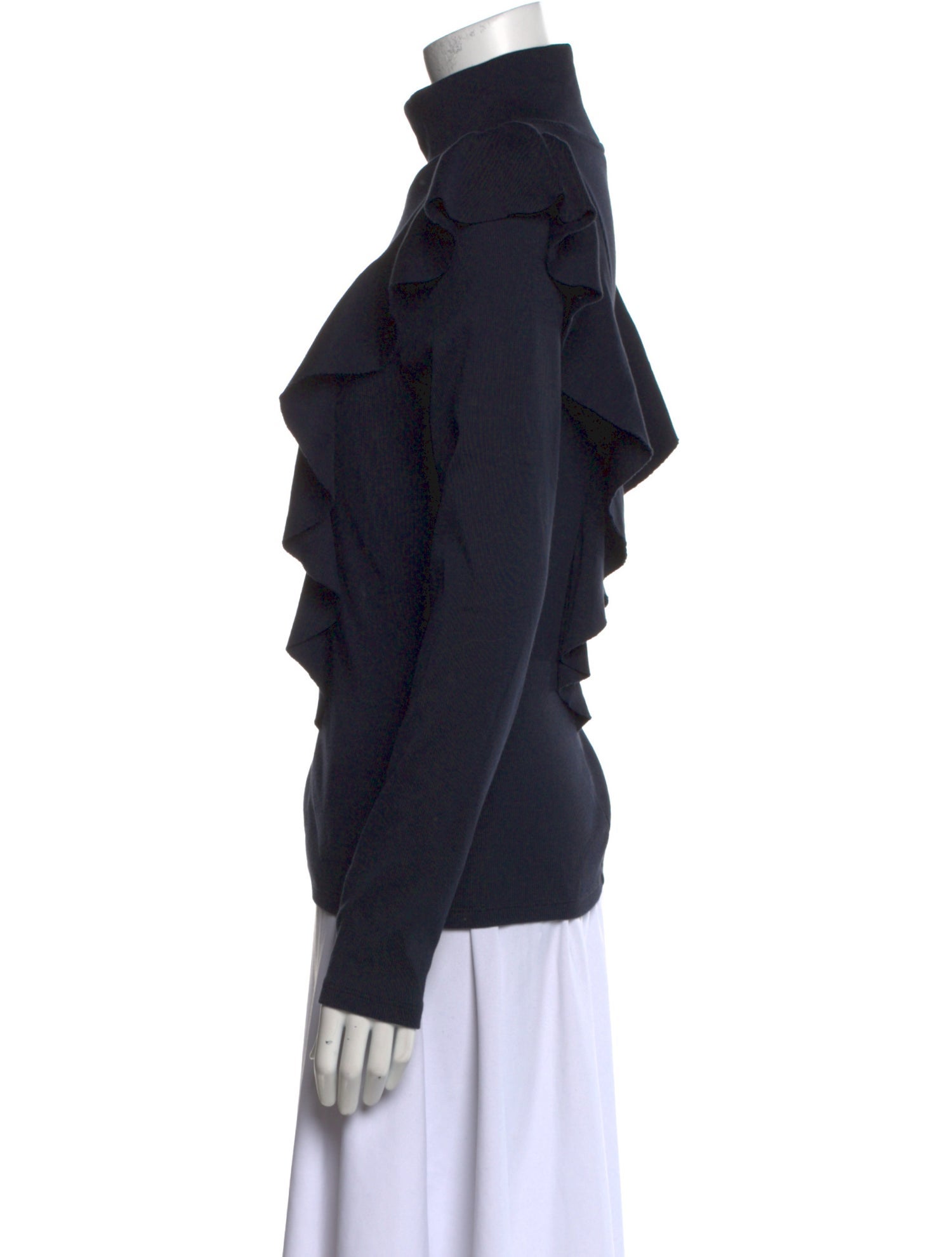 Veronica Beard Turtleneck Long Sleeve Sweatshirt