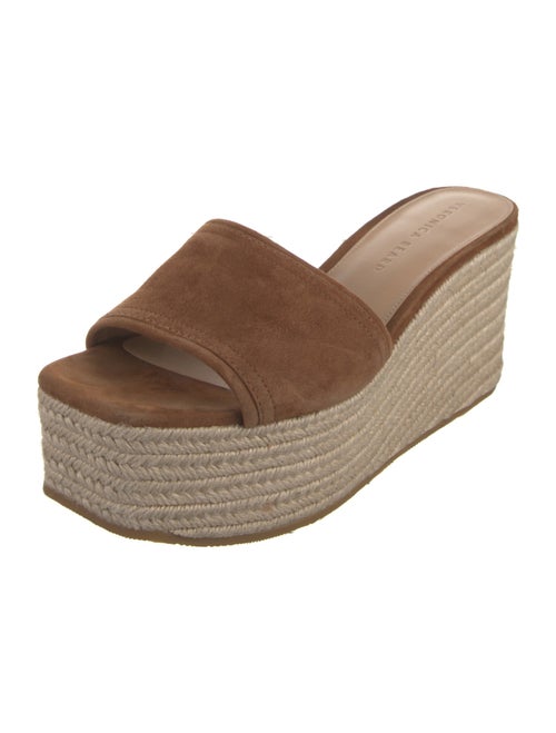 Veronica Beard Suede Animal Print Espadrilles