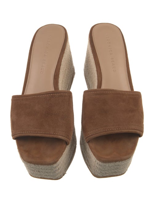 Veronica Beard Suede Animal Print Espadrilles