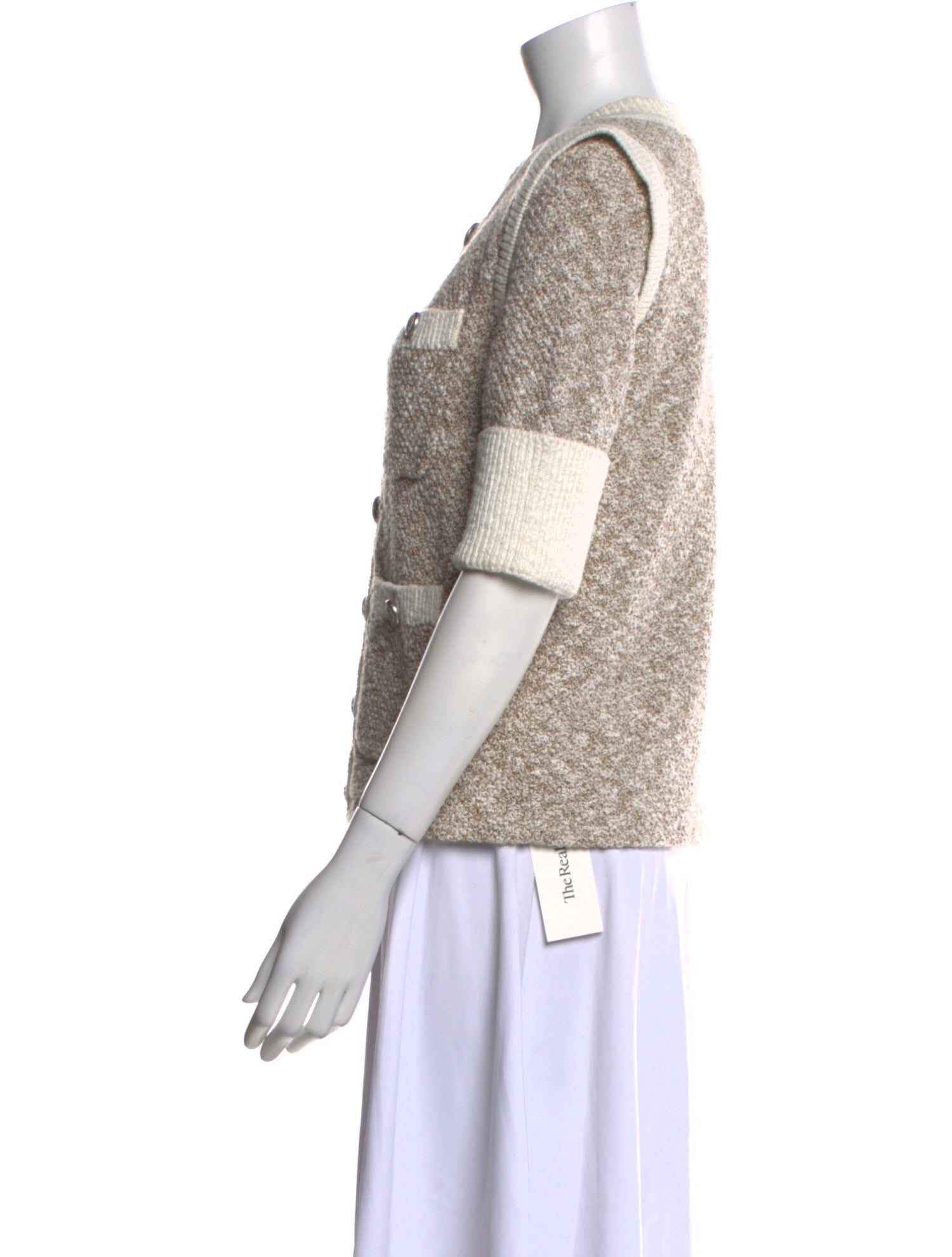 Veronica Beard Striped Crew Neck Sweater