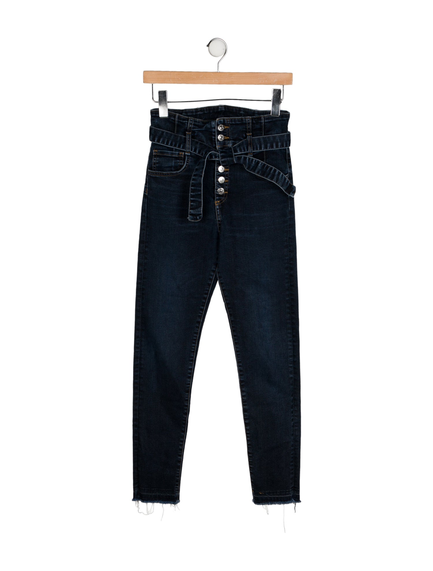 Veronica Beard High-Rise Skinny Leg Jeans