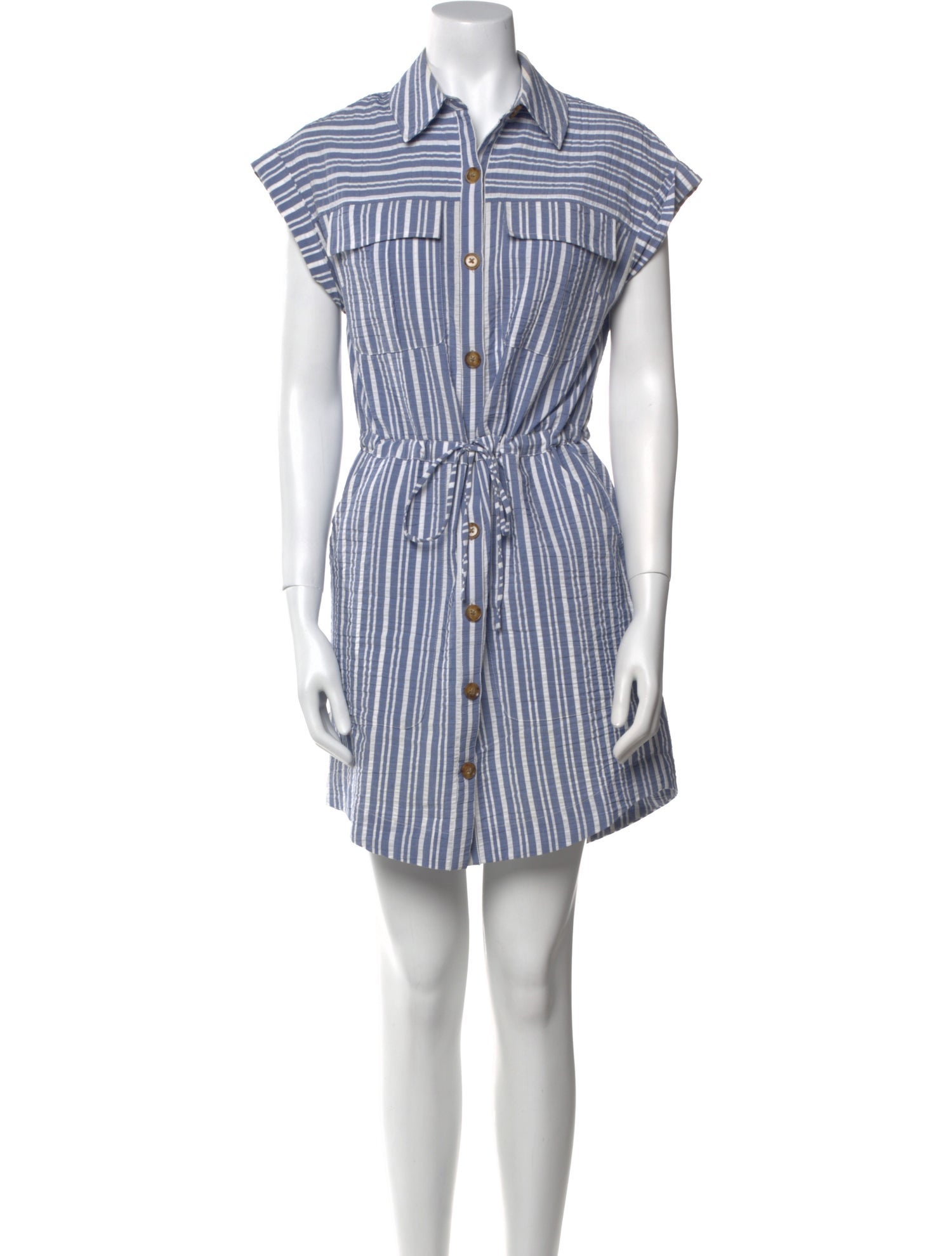 Veronica Beard Striped Mini Dress