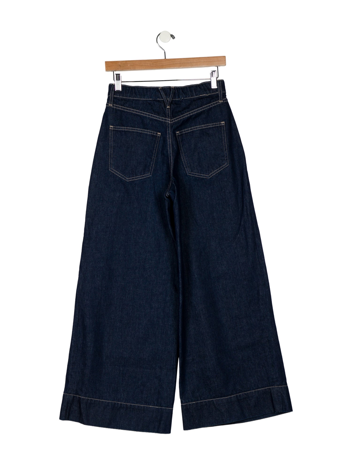 Veronica Beard Mid-Rise Wide Leg Jeans