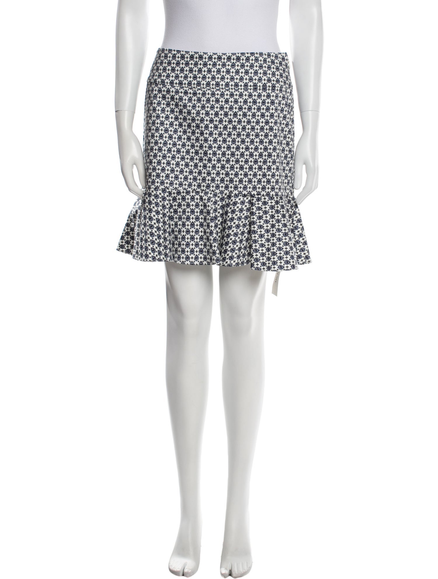 Veronica Beard Printed Mini Skirt