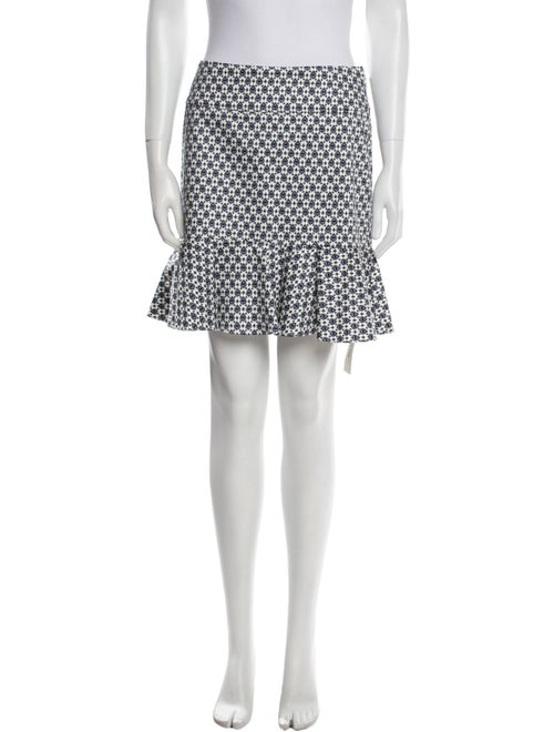 Veronica Beard Printed Mini Skirt