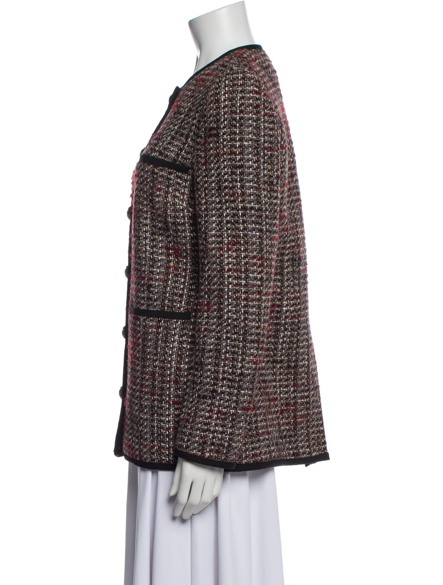 Veronica Beard Tweed Pattern Jacket