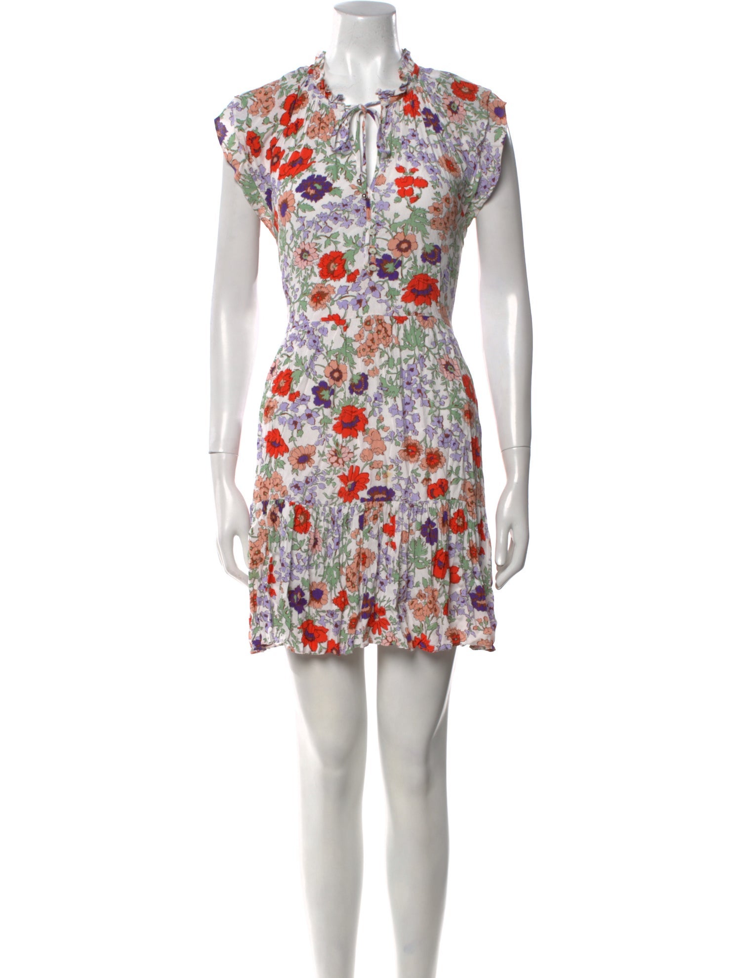 Veronica Beard Printed Mini Dress