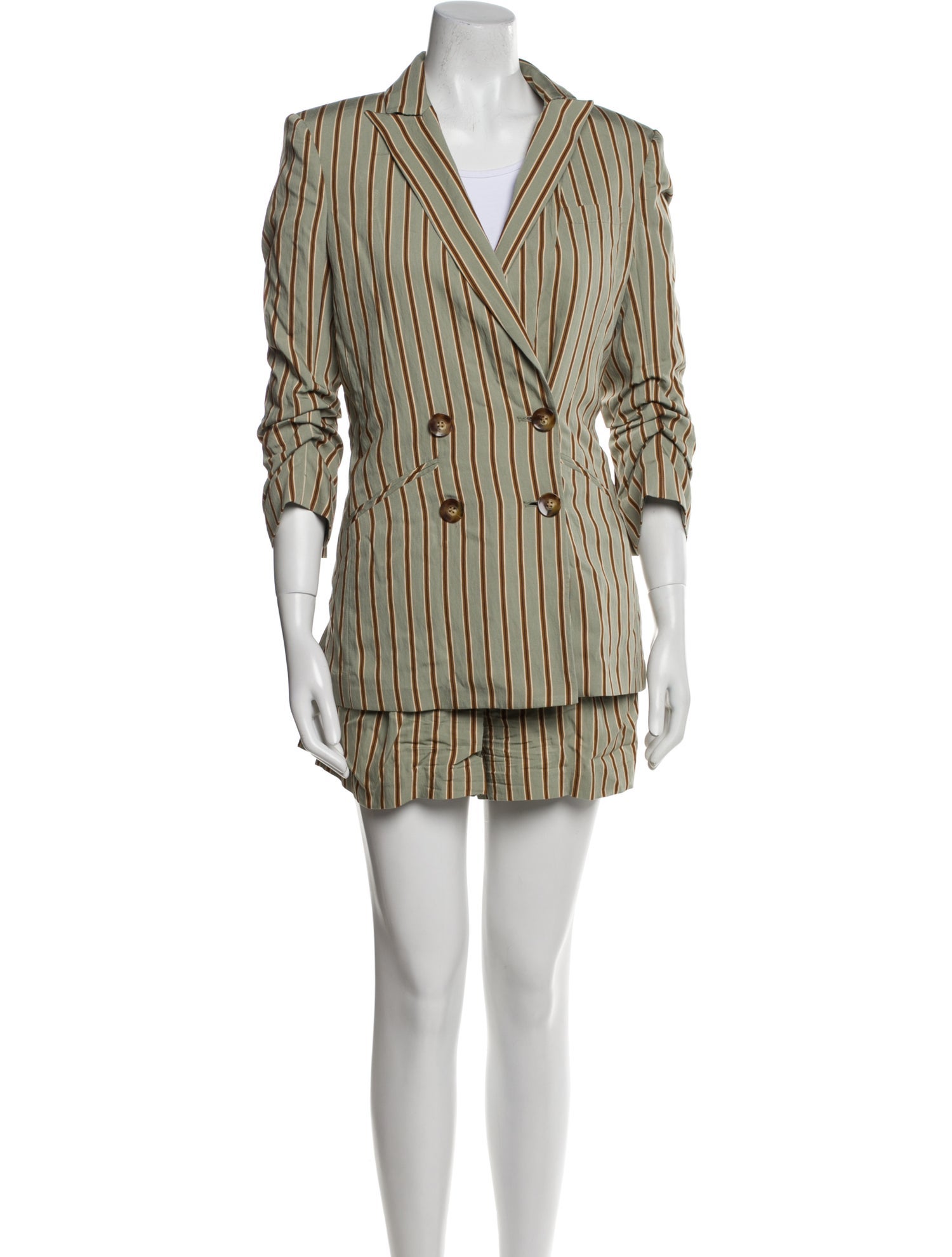 Veronica Beard Striped Short Set