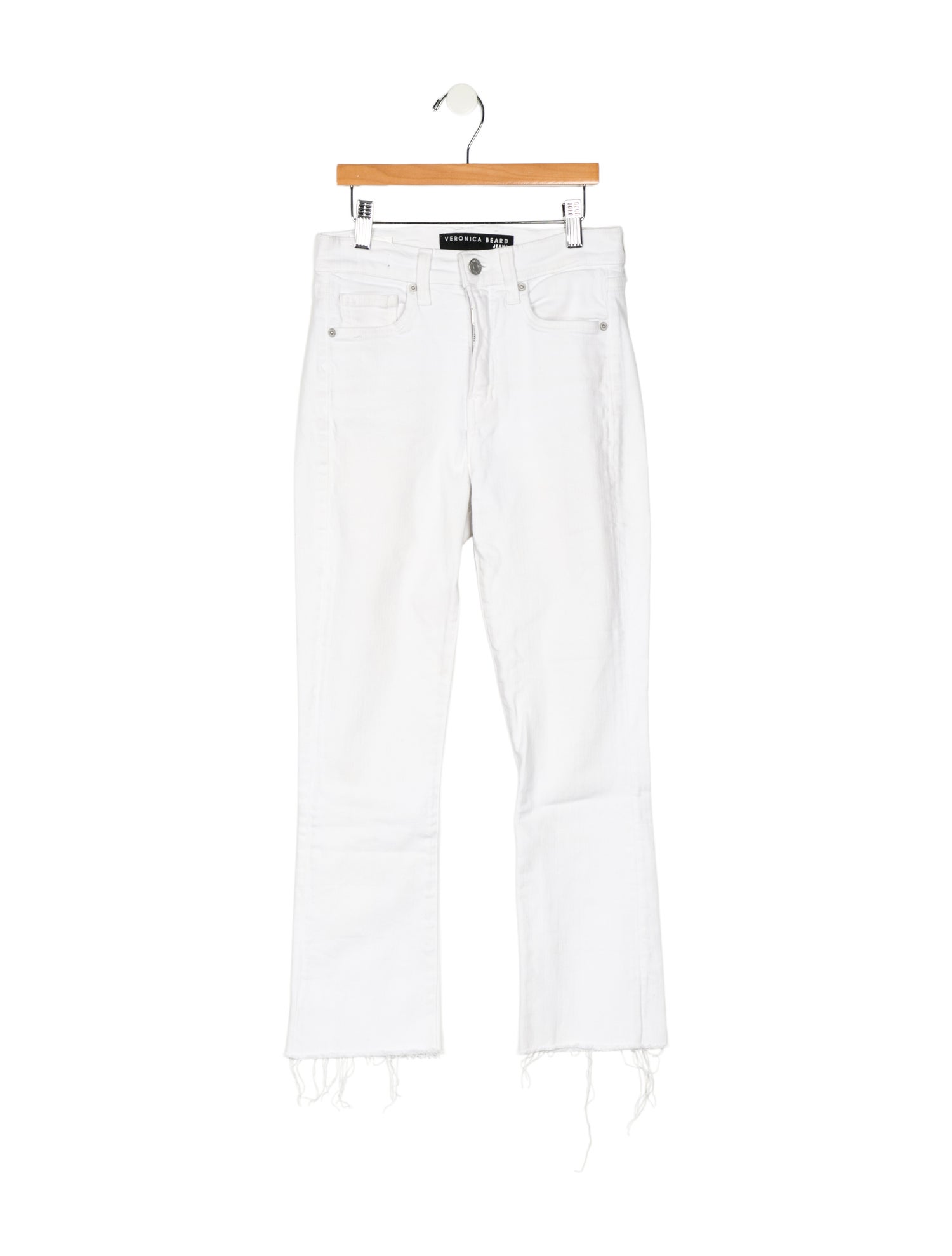 Veronica Beard Mid-Rise Straight Leg Jeans