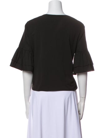 Veronica Beard Crew Neck Short Sleeve T-Shirt