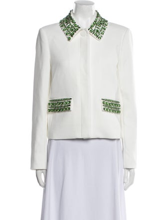 Veronica Beard Patterned Evening Jacket