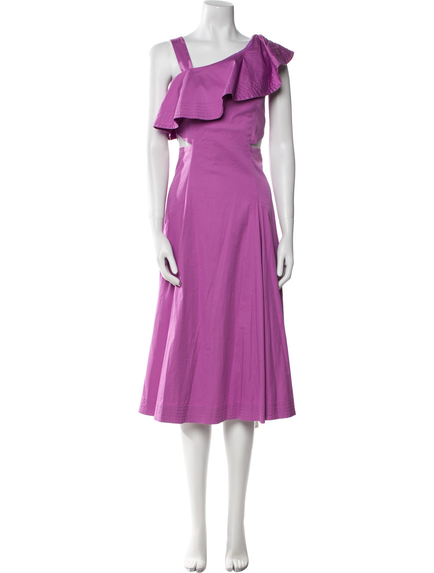 Veronica Beard Asymmetrical Midi Length Dress