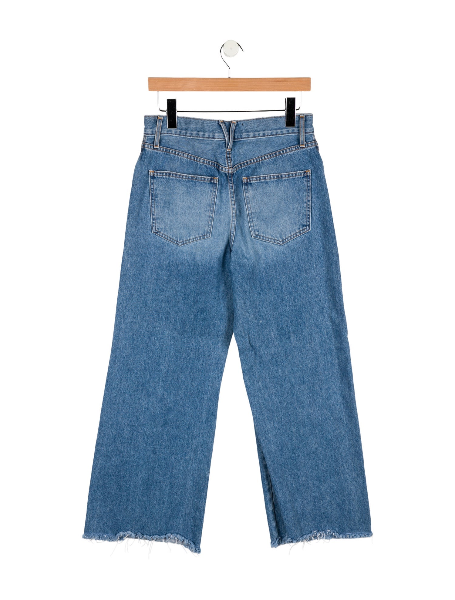 Veronica Beard High-Rise Wide Leg Jeans