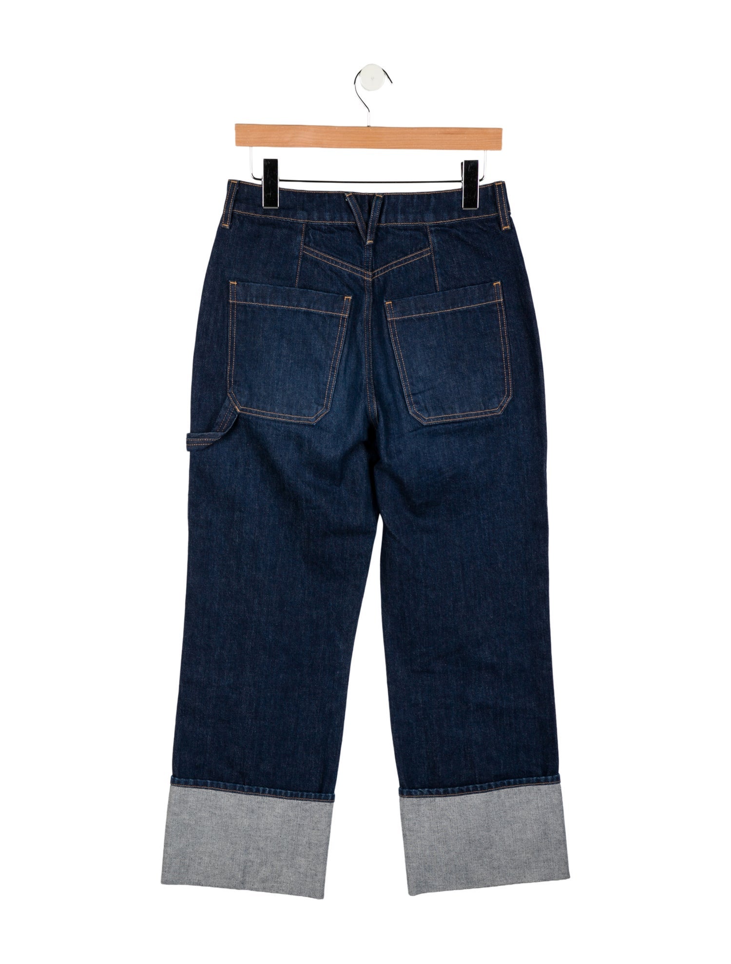 Veronica Beard High-Rise Wide Leg Jeans