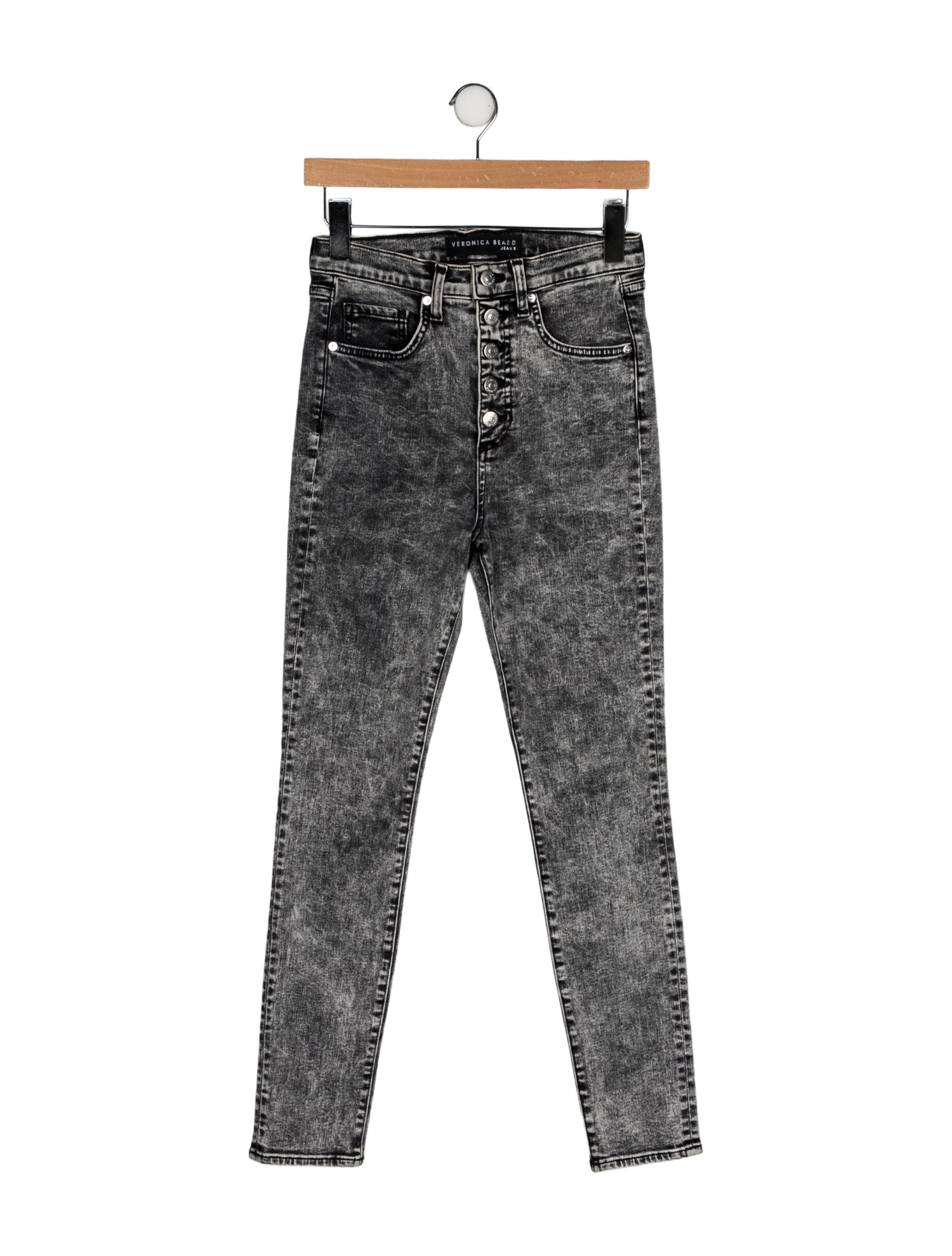 Veronica Beard High-Rise Skinny Leg Jeans
