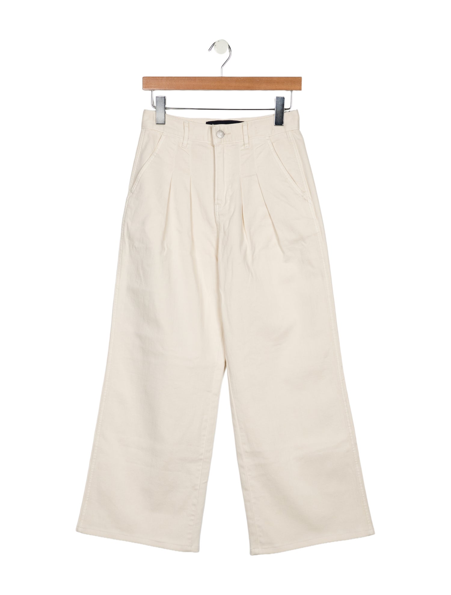 Veronica Beard High-Rise Wide Leg Jeans