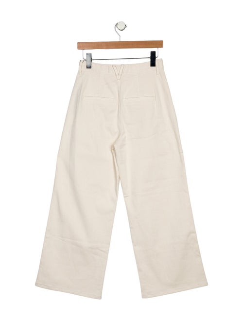 Veronica Beard High-Rise Wide Leg Jeans