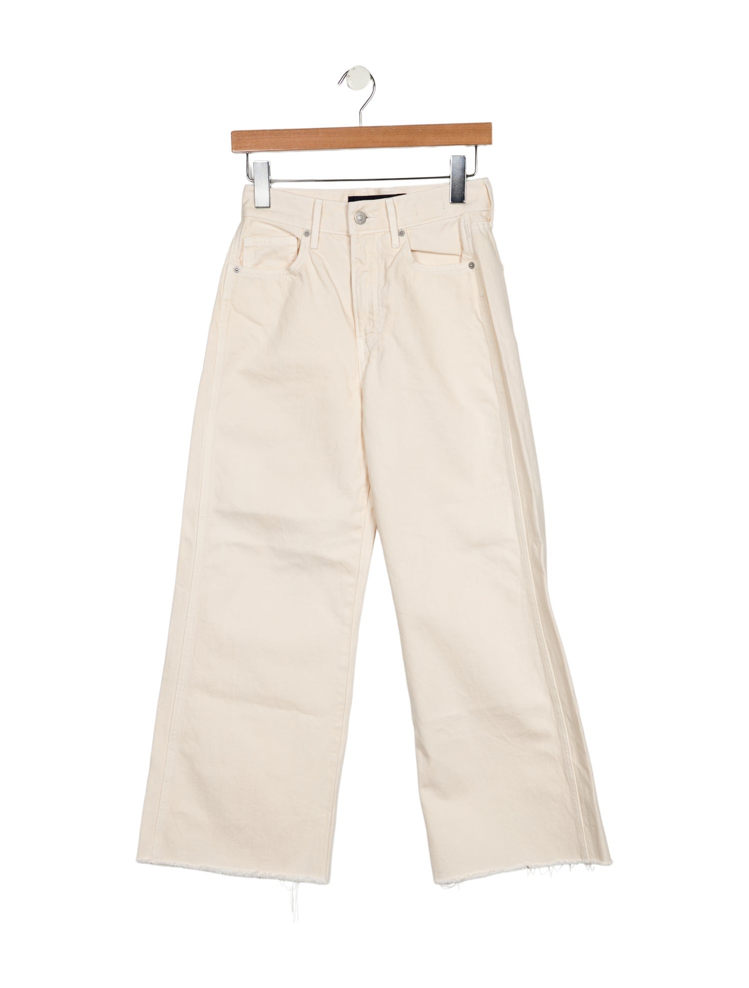 Veronica Beard High-Rise Wide Leg Jeans