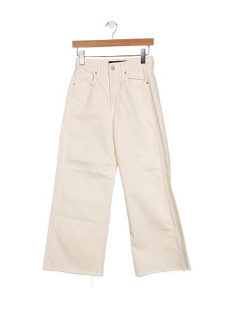 Veronica Beard High-Rise Wide Leg Jeans