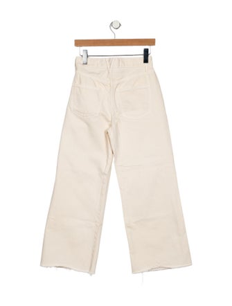 Veronica Beard High-Rise Wide Leg Jeans