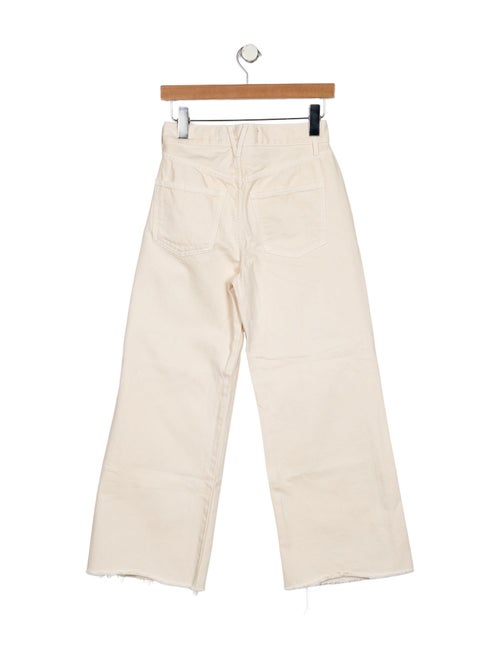 Veronica Beard High-Rise Wide Leg Jeans