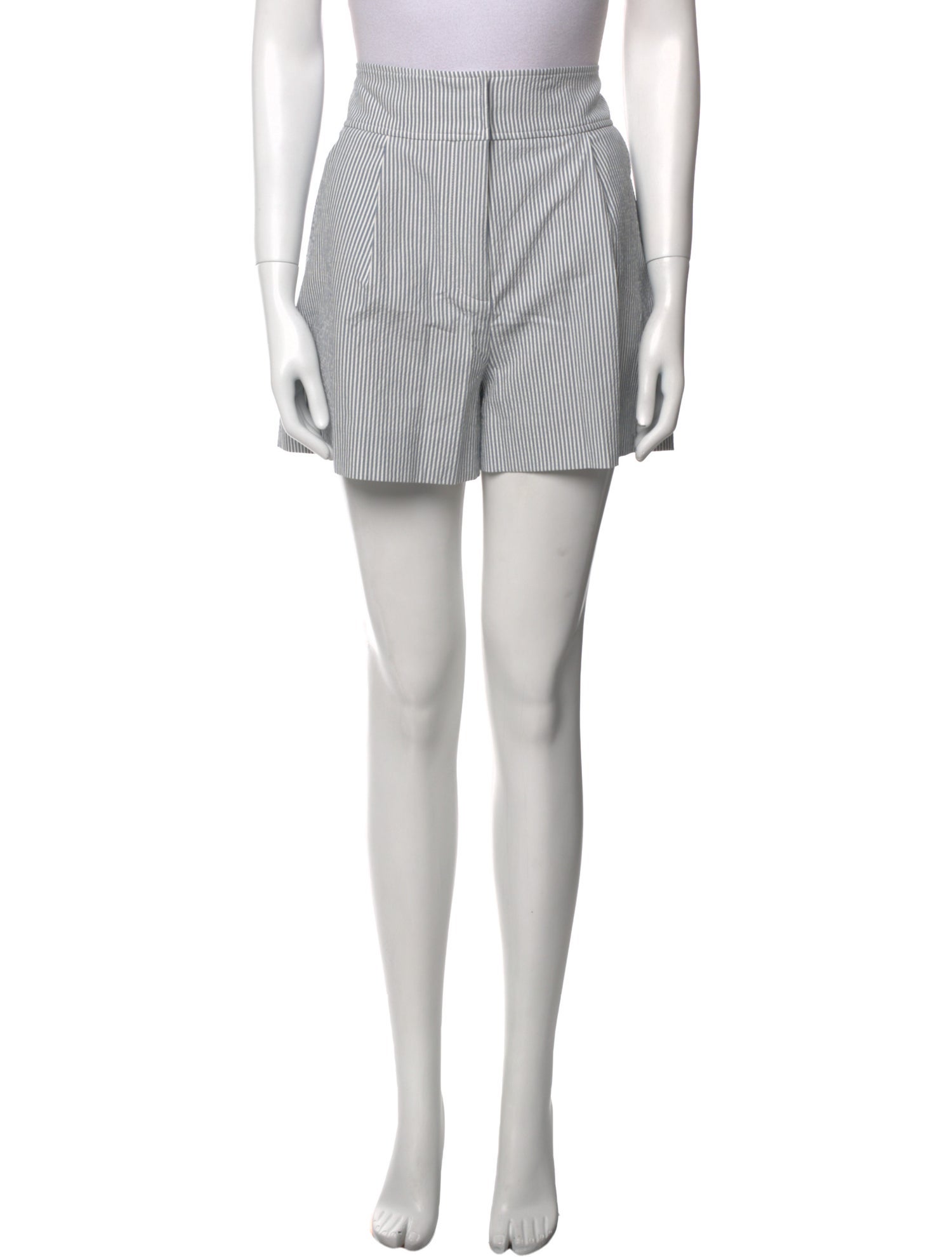 Veronica Beard Striped Mini Shorts