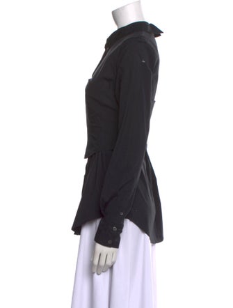 Veronica Beard Long Sleeve Button-Up Top