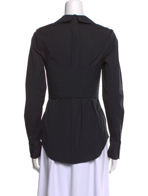 Veronica Beard Long Sleeve Button-Up Top