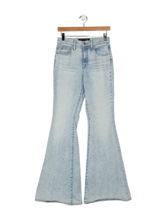 Veronica Beard Mid-Rise Wide Leg Jeans