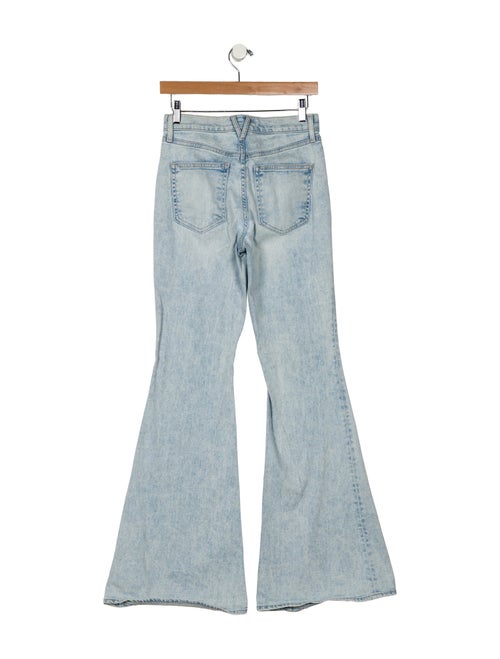 Veronica Beard Mid-Rise Wide Leg Jeans
