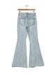 Veronica Beard Mid-Rise Wide Leg Jeans