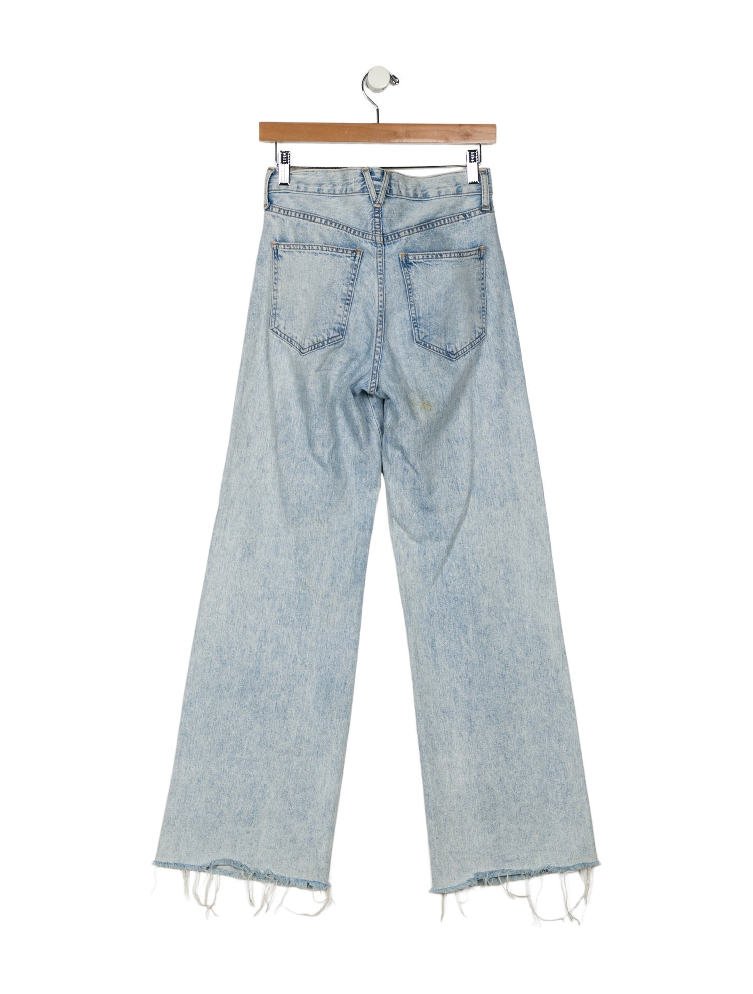 Veronica Beard High-Rise Wide Leg Jeans