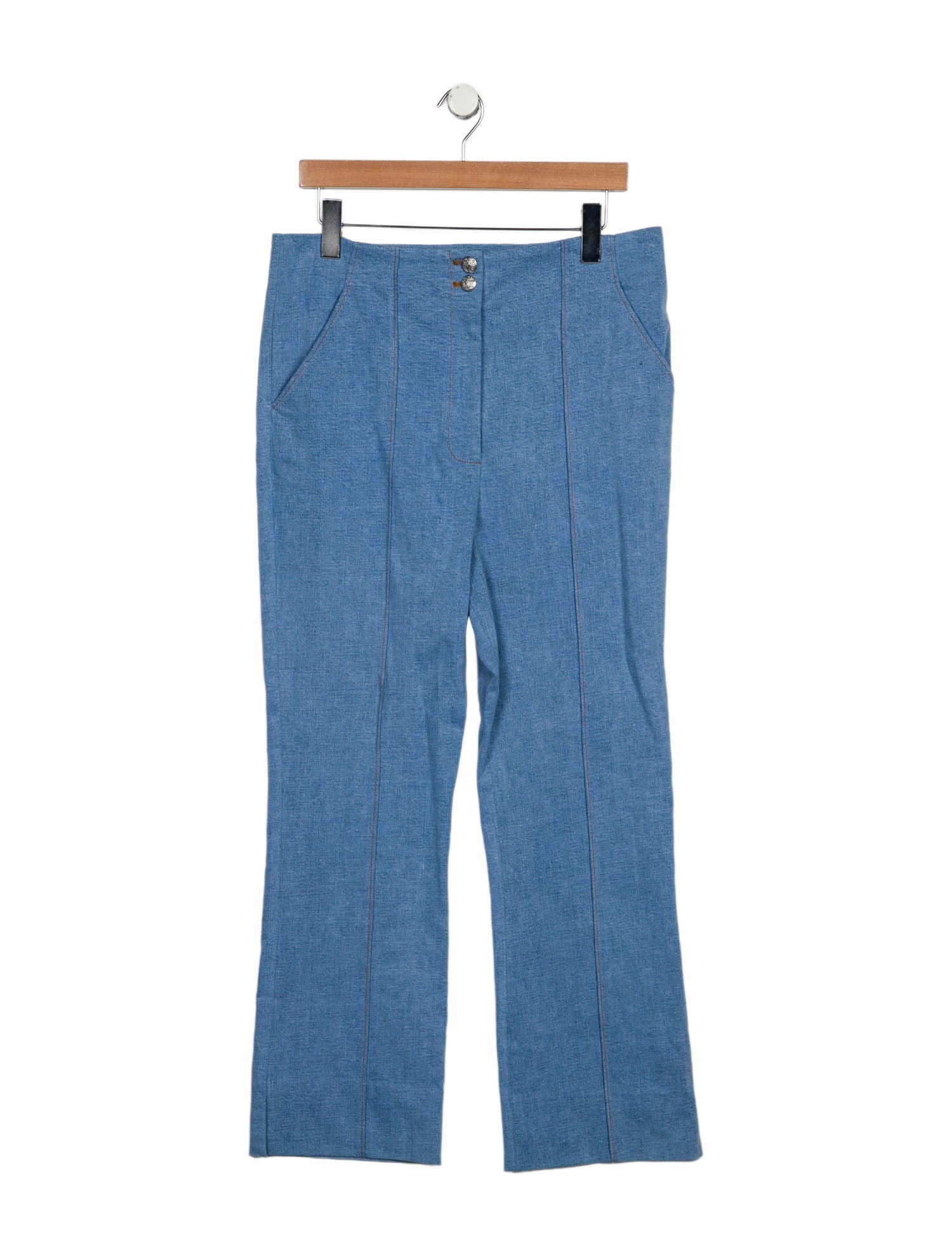 Veronica Beard High-Rise Wide Leg Jeans