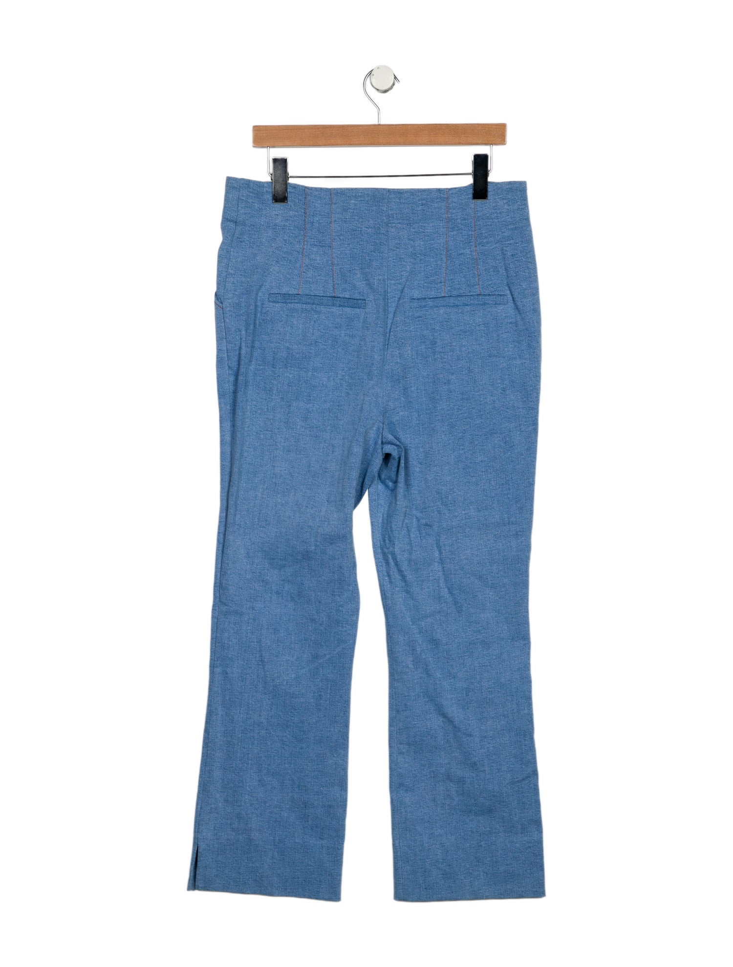 Veronica Beard High-Rise Wide Leg Jeans