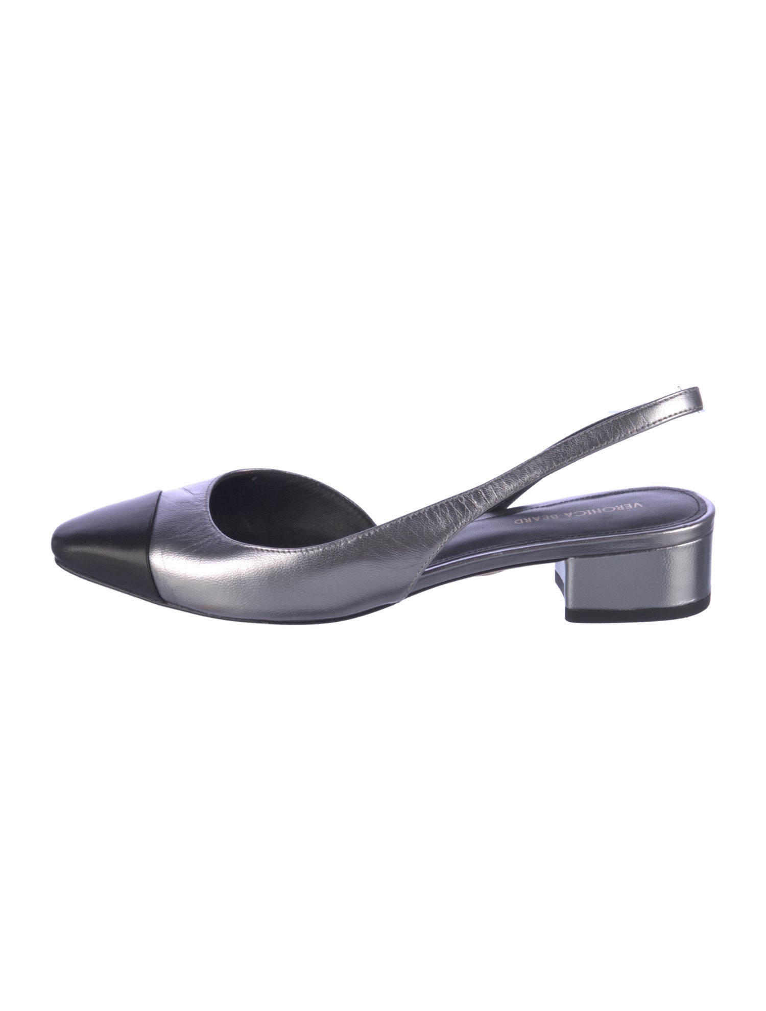 Veronica Beard Leather Slingback Pumps